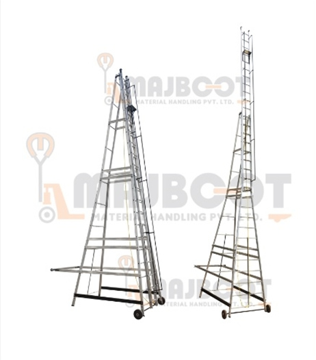Rubber Wheeled Tower Ladder Suppliers